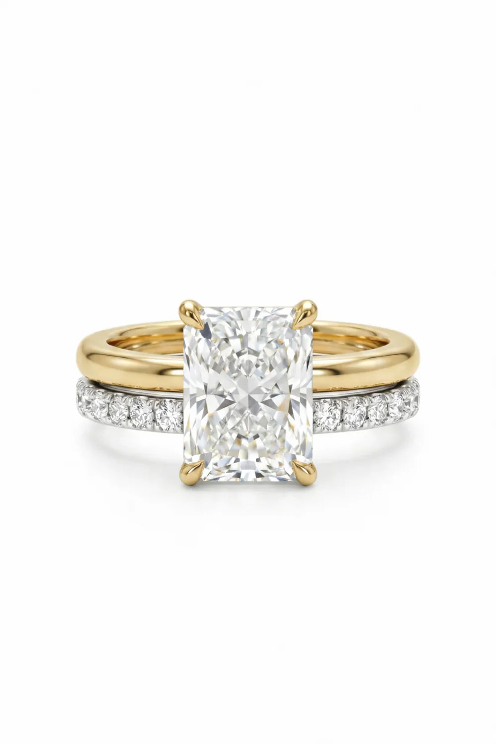 csandiva™ 3-Carat VVS1 Moissanite Ring Suite - Travel-Safe Brilliance & Elegant Heirloom Alternative | Claim 90% OFF Today🔥