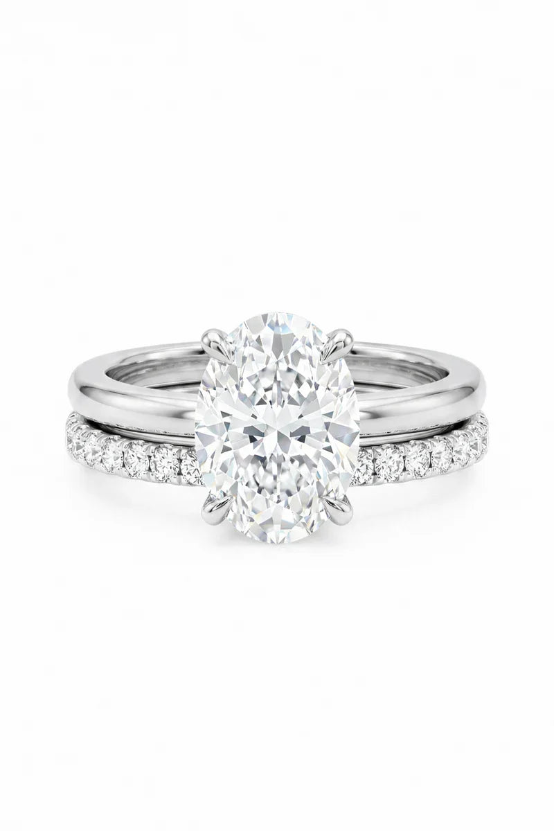 csandiva™ 3-Carat VVS1 Moissanite Ring Suite - Travel-Safe Brilliance & Elegant Heirloom Alternative | Claim 90% OFF Today🔥