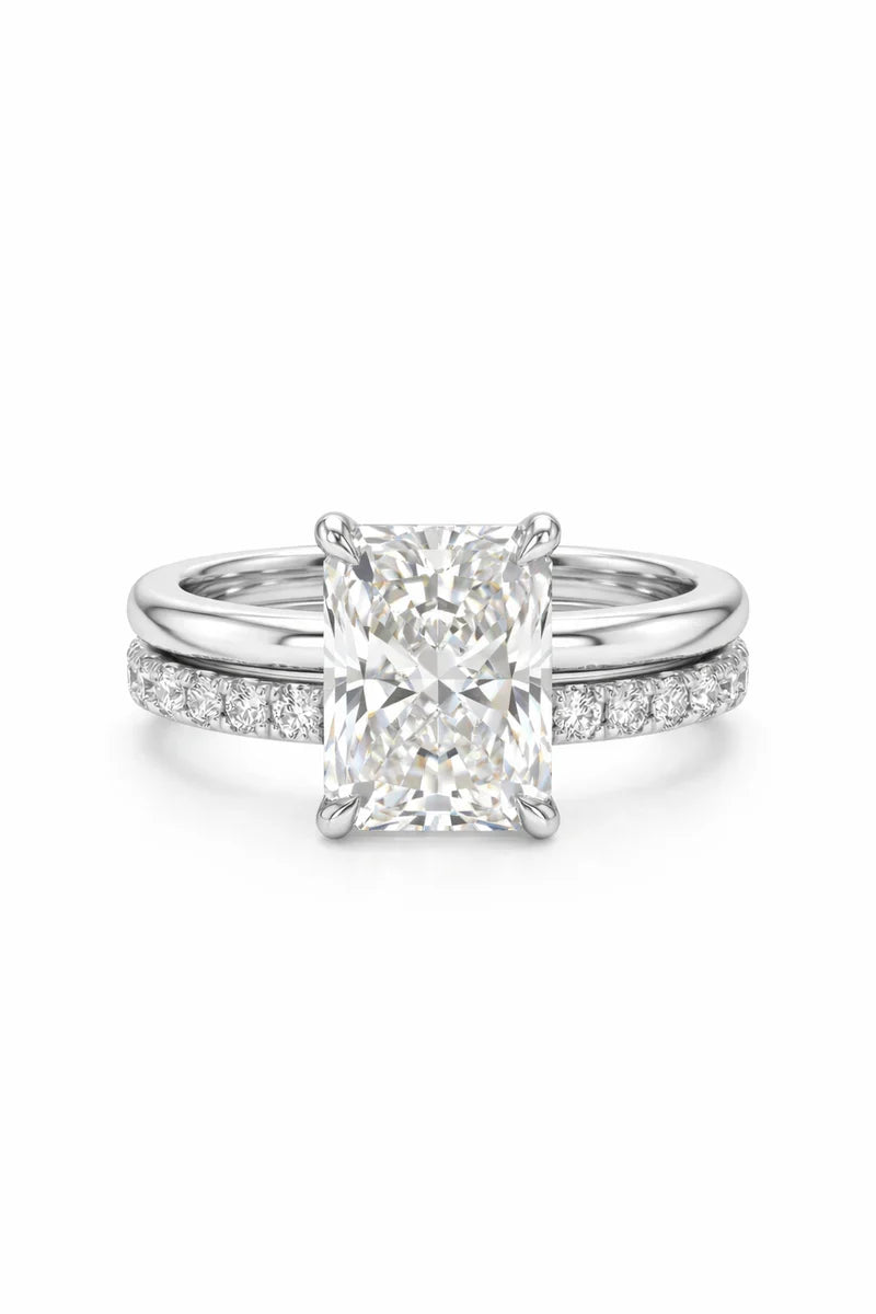 csandiva™ 3-Carat VVS1 Moissanite Ring Suite - Travel-Safe Brilliance & Elegant Heirloom Alternative | Claim 90% OFF Today🔥