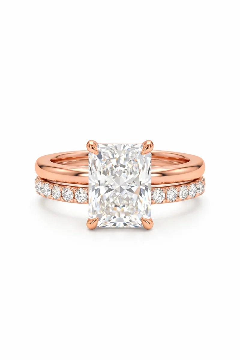 csandiva™ 3-Carat VVS1 Moissanite Ring Suite - Travel-Safe Brilliance & Elegant Heirloom Alternative | Claim 90% OFF Today🔥