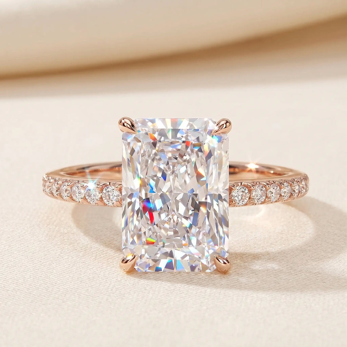 csandiva™ The "Timeless" 9.0ct Radiant Ring - Smart Luxury Alternative & Zero Anxiety Glamour | Claim 90% OFF Today🔥