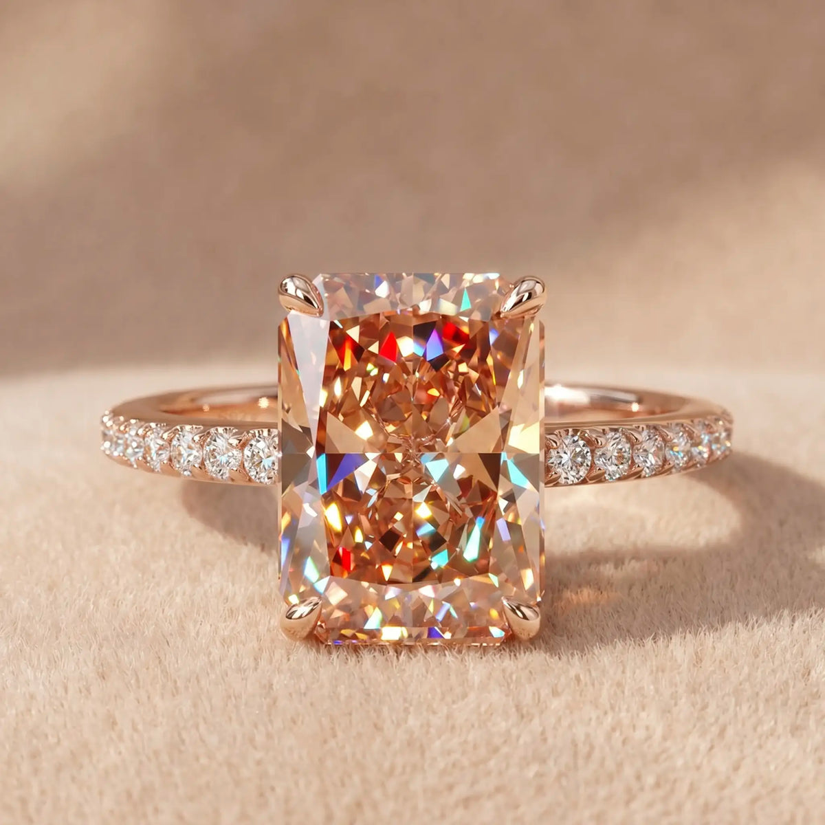 csandiva™ The "Timeless" 9.0ct Radiant Ring - Smart Luxury Alternative & Zero Anxiety Glamour | Claim 90% OFF Today🔥