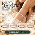Energy Magnetic Bracelet – Elegant Gemstone Details, Four Beautiful Finishes & Everyday Statement Style-Last Day Sale-90% OFF🔥