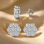 csandiva™ The Timeless Bloom Moissanite Studs - Zero Anxiety Elegance & Radiant Heirloom Alternative | Last Day 90% OFF🔥