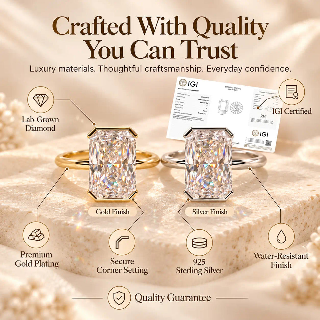 The Luxury-Looking Diamond Ring She'll Never Want To Take Off-Last Day Sale-90% OFF🔥