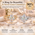 A Stunning Marquise Lab Diamond Ring Designed To Make Your Hands Look More Elegant — With Romantic Floral Details And Luxury Sparkle You'll Love Every Day-Last Day Sale-90% OFF🔥