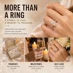 The Oval Diamond Ring That Makes Every Hand Look Elegant & Luxurious-Last Day Sale-90% OFF🔥