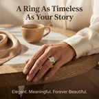 Snowflake Oval Ring — Anti-Pinching Comfort Fit Ring for Timeless Elegance -Last Day Sale-90% OFF🔥