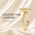 The Marquise Halo Ring Romantic Brilliance Designed For Your Forever Moment -Last Day Sale-90% OFF🔥
