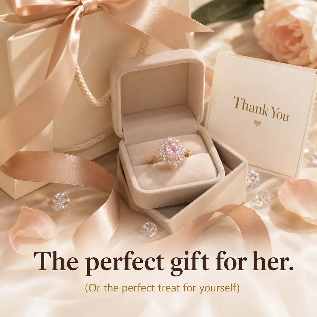 The Radiant Pink Oval Statement Ring – A Timeless Luxury-Inspired Design That Makes Every Moment Feel Special - Last Day Sale-90% OFF🔥